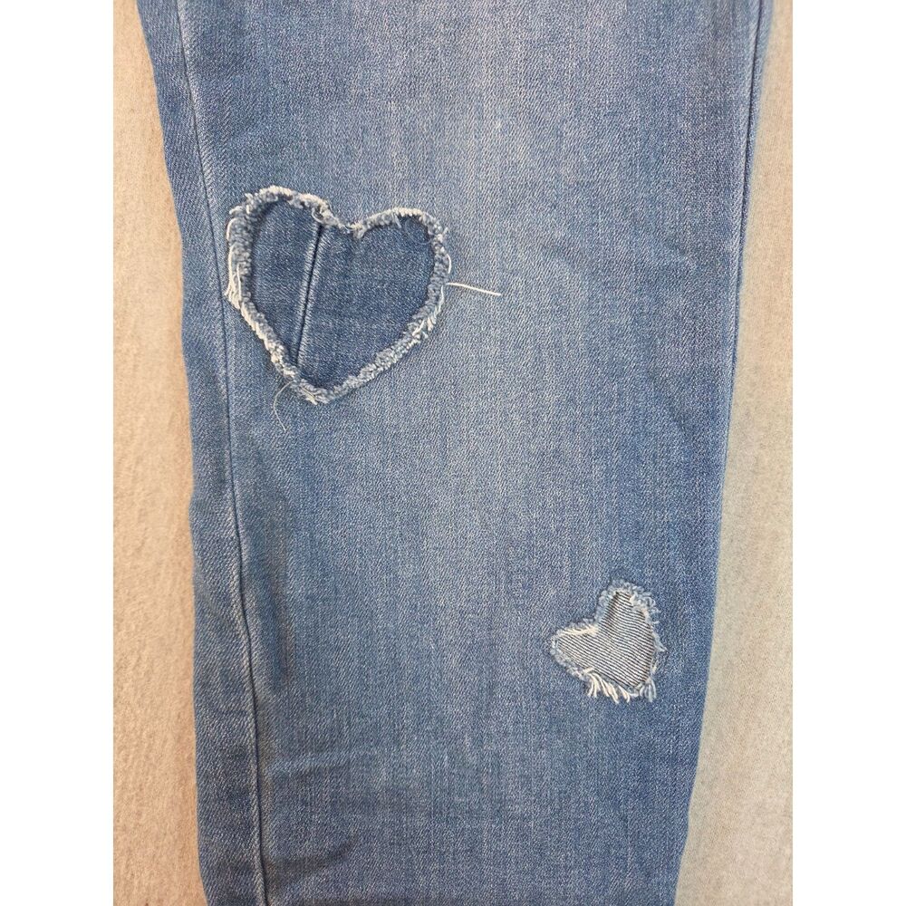 Workshop Republic Clothing Women’s Size 10 Heart Distressed Skinny Jeans - Picture 7 of 8